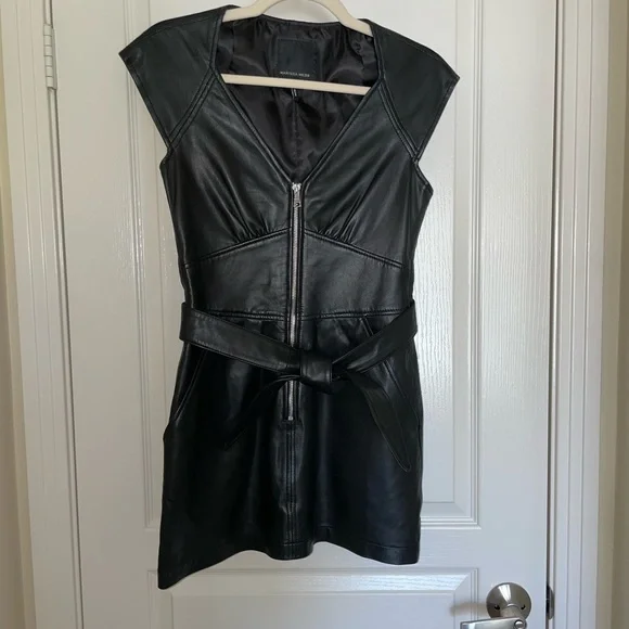 Marissa Webb Dresses | Marissa Webb Leather Mini Dress | Color: Black | Size: 4 | Eleposhstuff's Closet Marissa Webb Dresses | Marissa Webb Leather Mini Dress | Color: Black | Size: 4 | Eleposhstuff's Closet